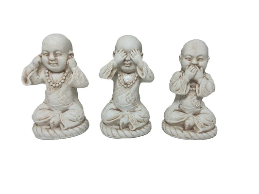 Statue - 3 Baby Buddhas 8cm