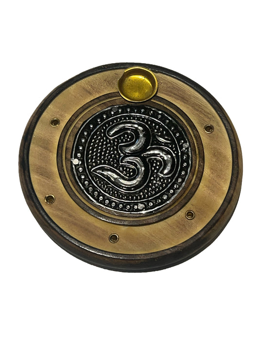 Incense Holder - OM Wooden