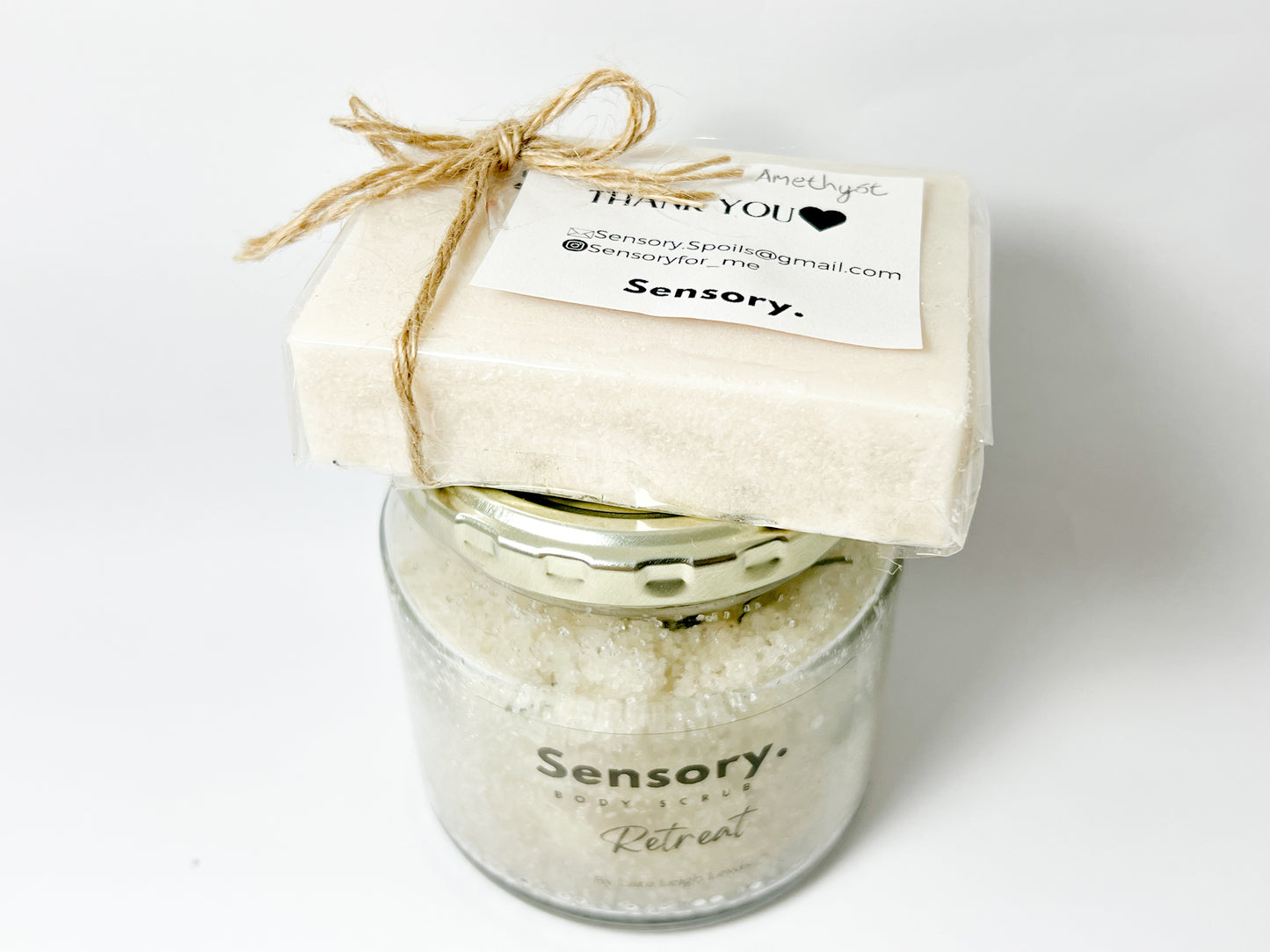 Sensory - Gemstone Infused - Bath Scrub & Soap (Natural)