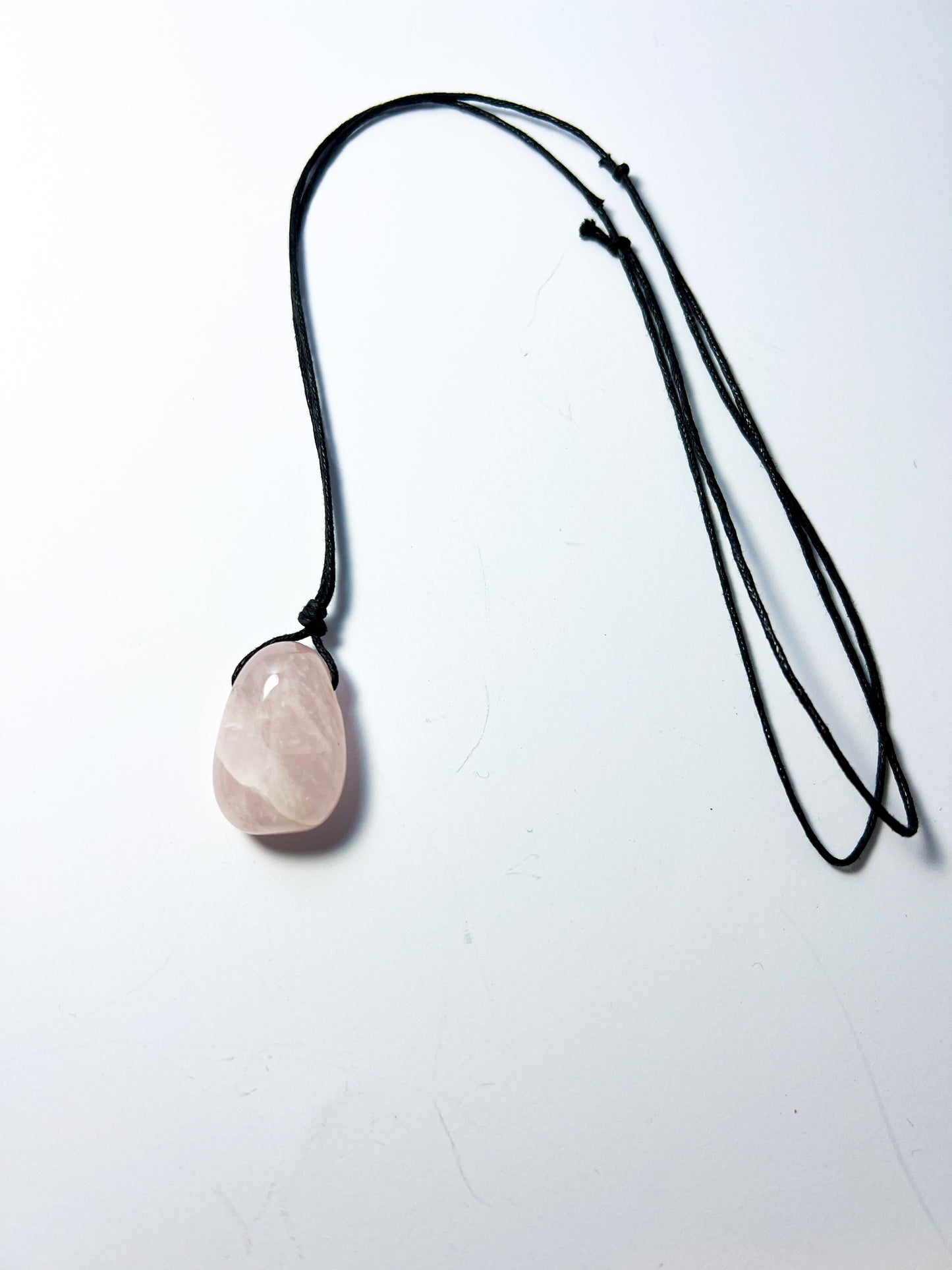 Necklace - String with Rose Quartz (50cm)