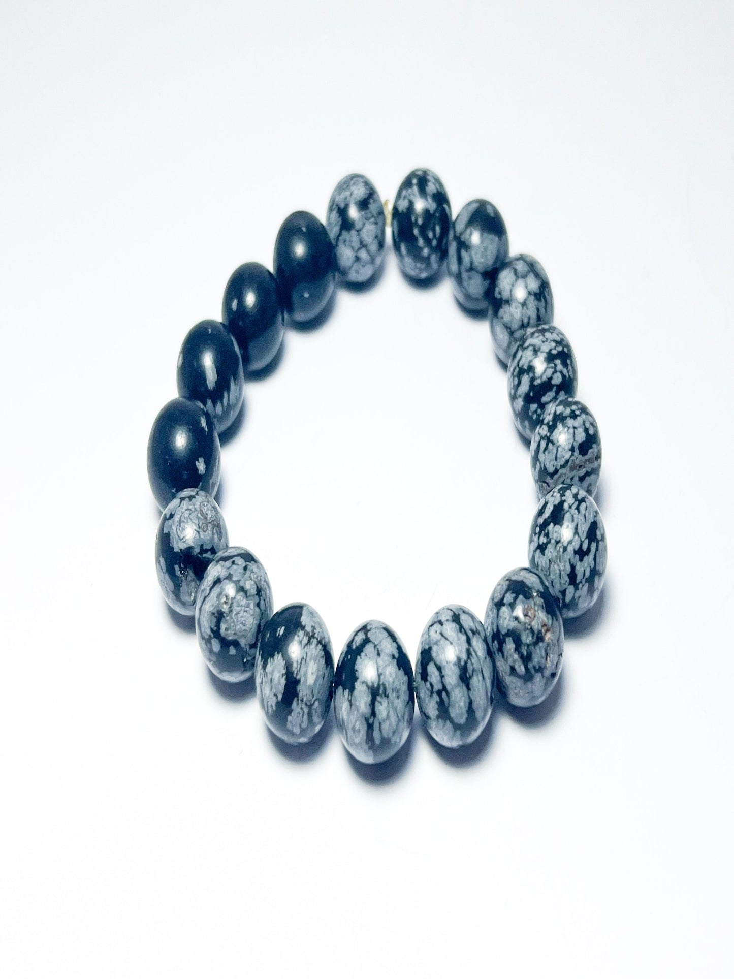 Bracelet - Snowflake Obsidian