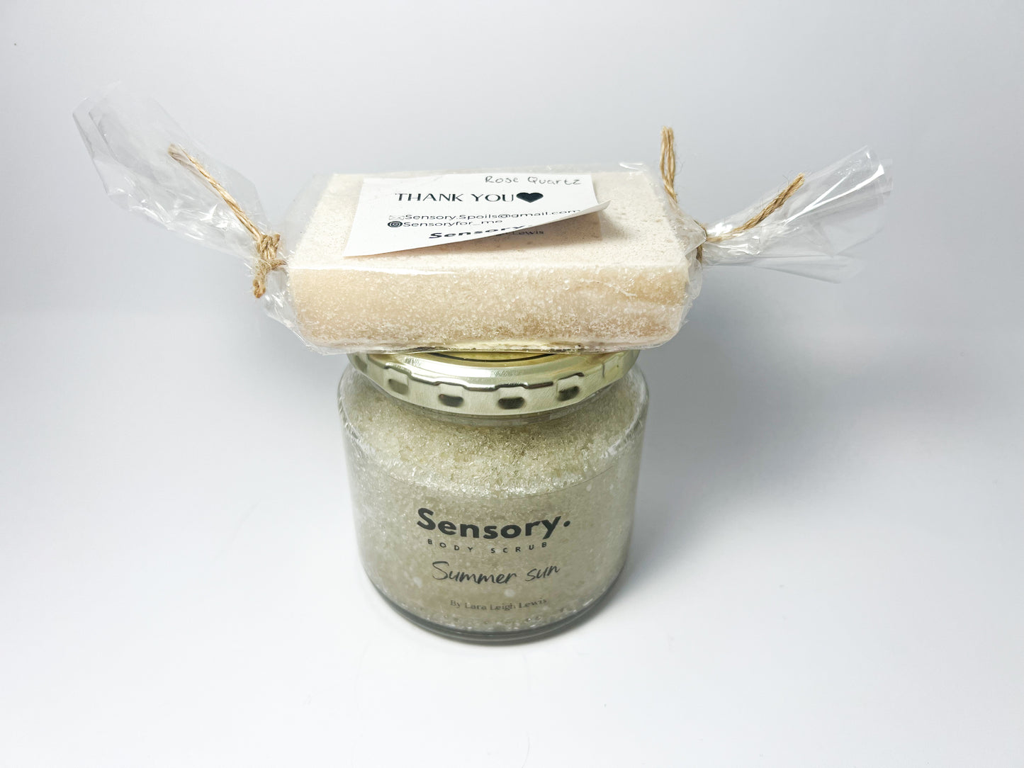 Sensory - Gemstone Infused - Bath Scrub & Soap (Natural)