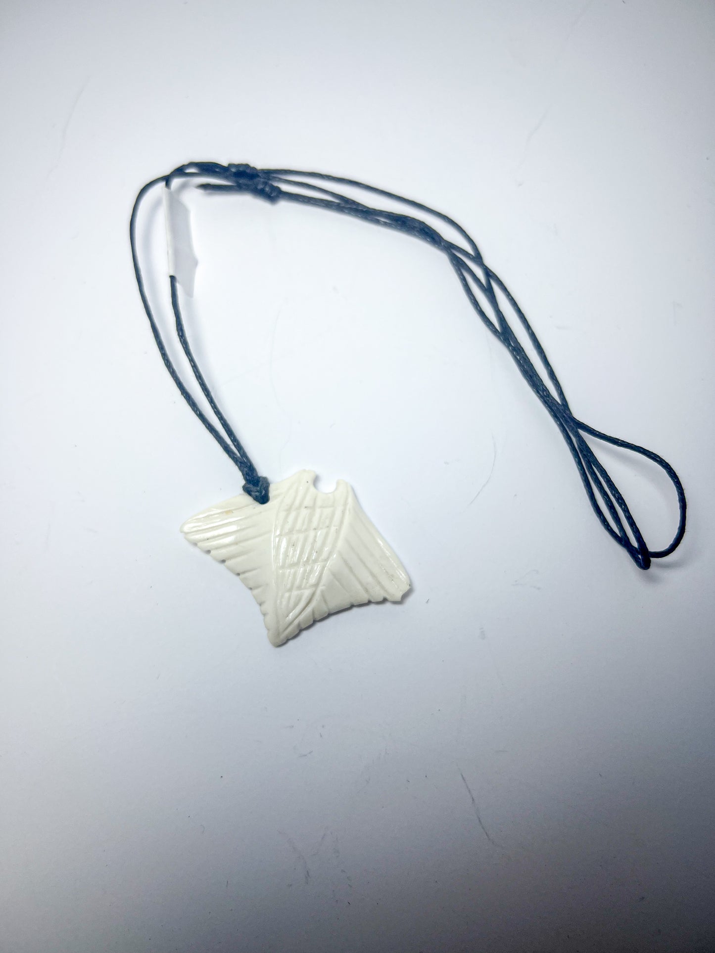 Necklace - Hand Carved Manta Ray (1 of a kind)