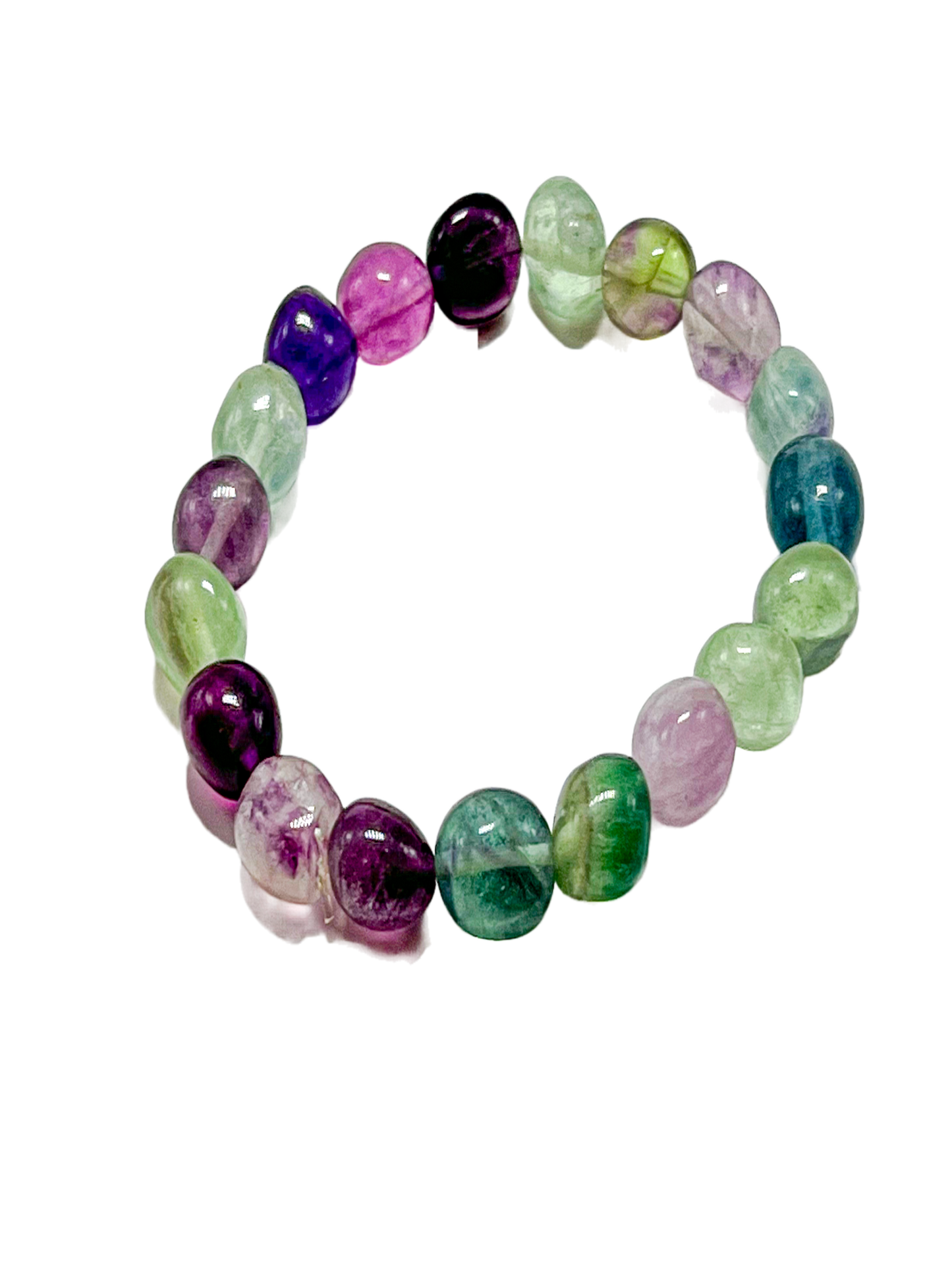 Bracelet Nugget - Fluorite Rainbow