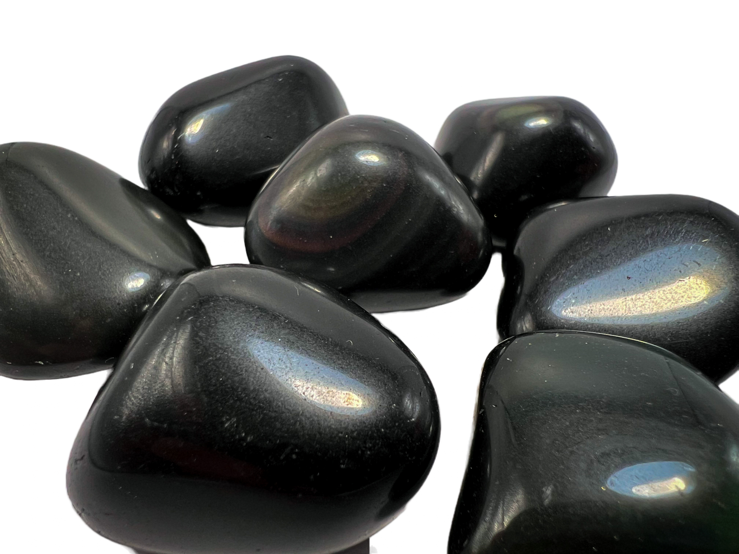 Tumbled - Obsidian Rainbow