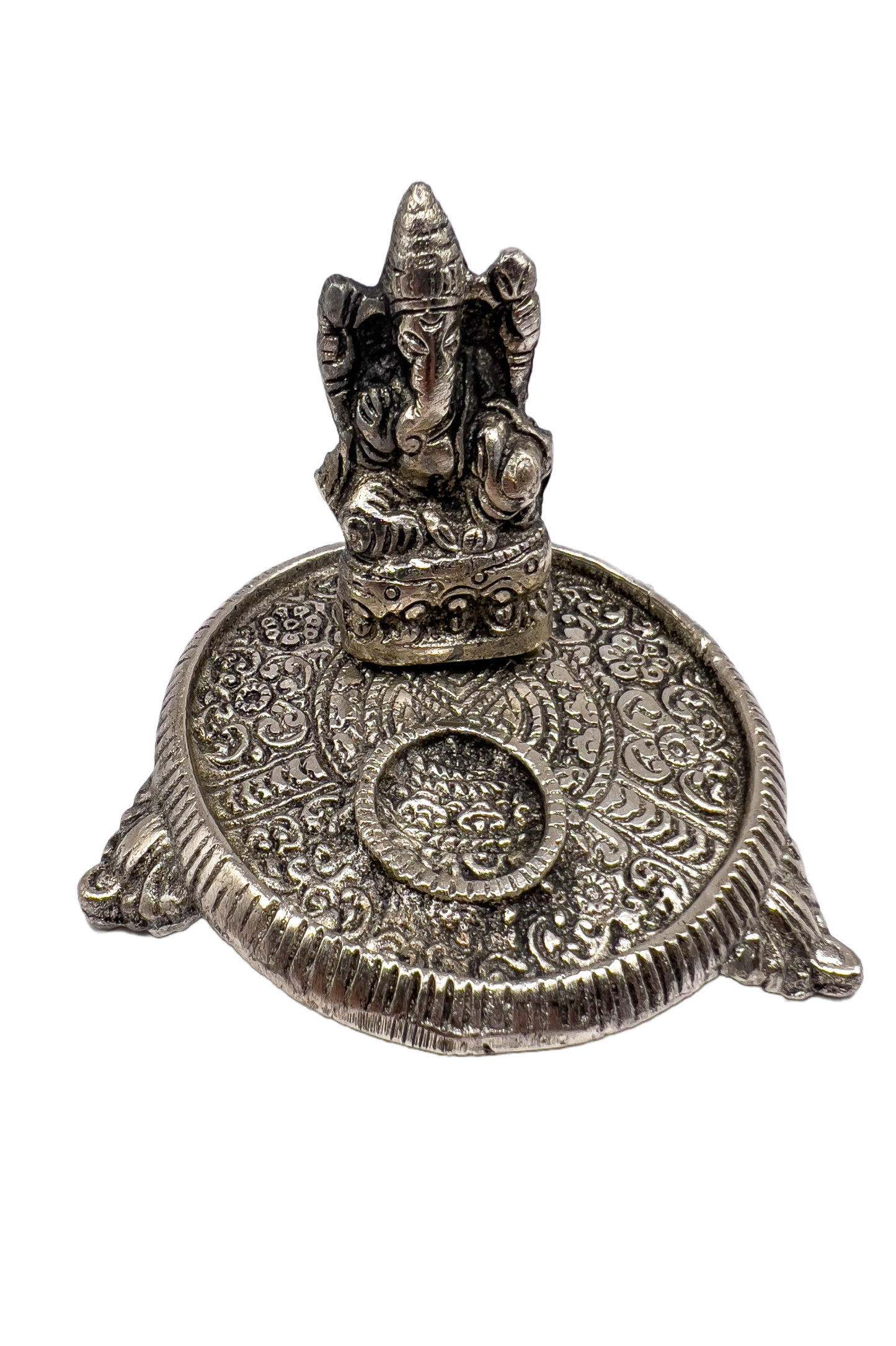 Incense Holder - Aluminium Cone Plate (Ganesha)