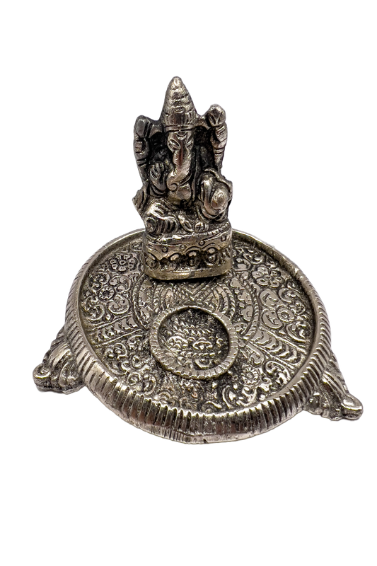 Incense Holder - Aluminium Cone Plate (Ganesha)